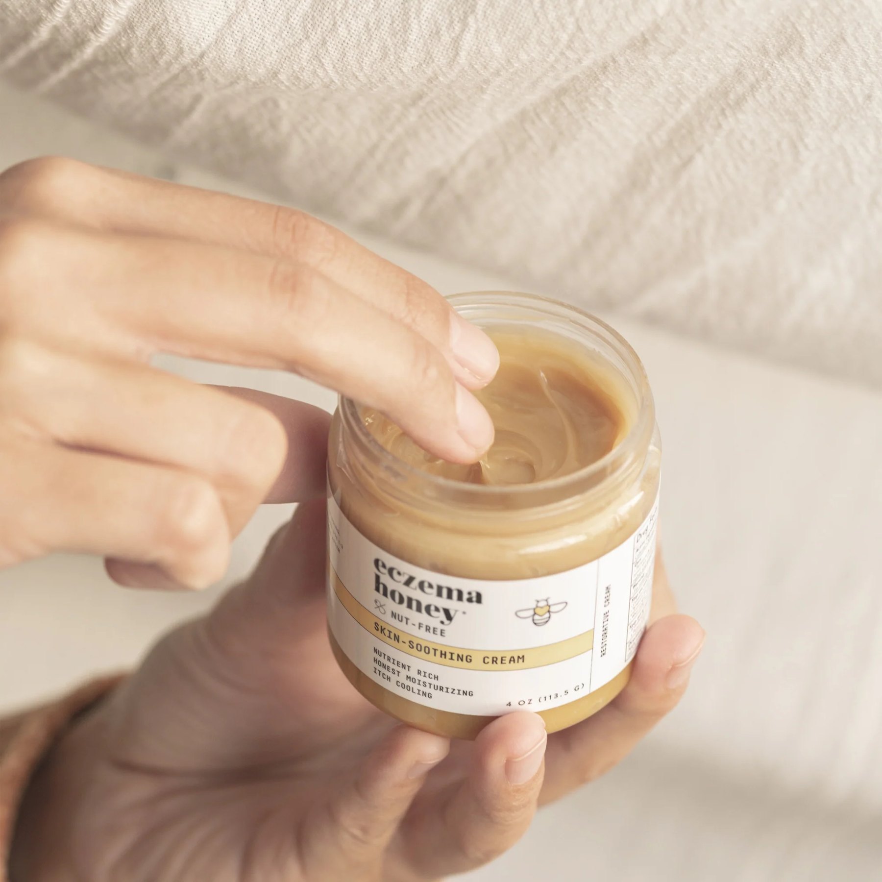 Minesh Patel on calm care for reactive skin daily